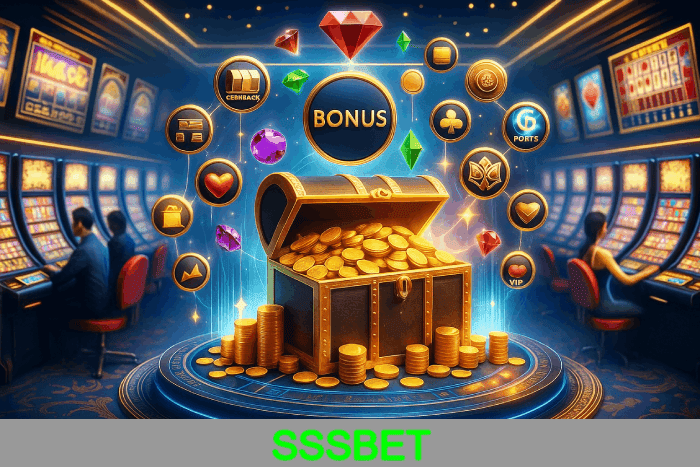 Baú de bônus Cassino SSSBET prêmios e recompensas