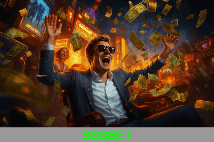 Ganhador feliz Cassino SSSBET apostas vitoriosas